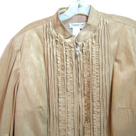 Coldwater Creek Faux Suede Jacket - Picture 3 of 8